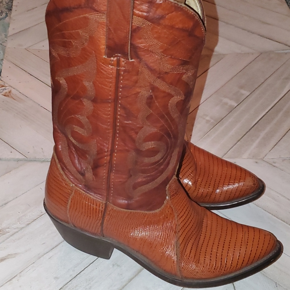 Durango S.8.5 Dark Brown Leather Boots 👢 - Picture 2 of 11
